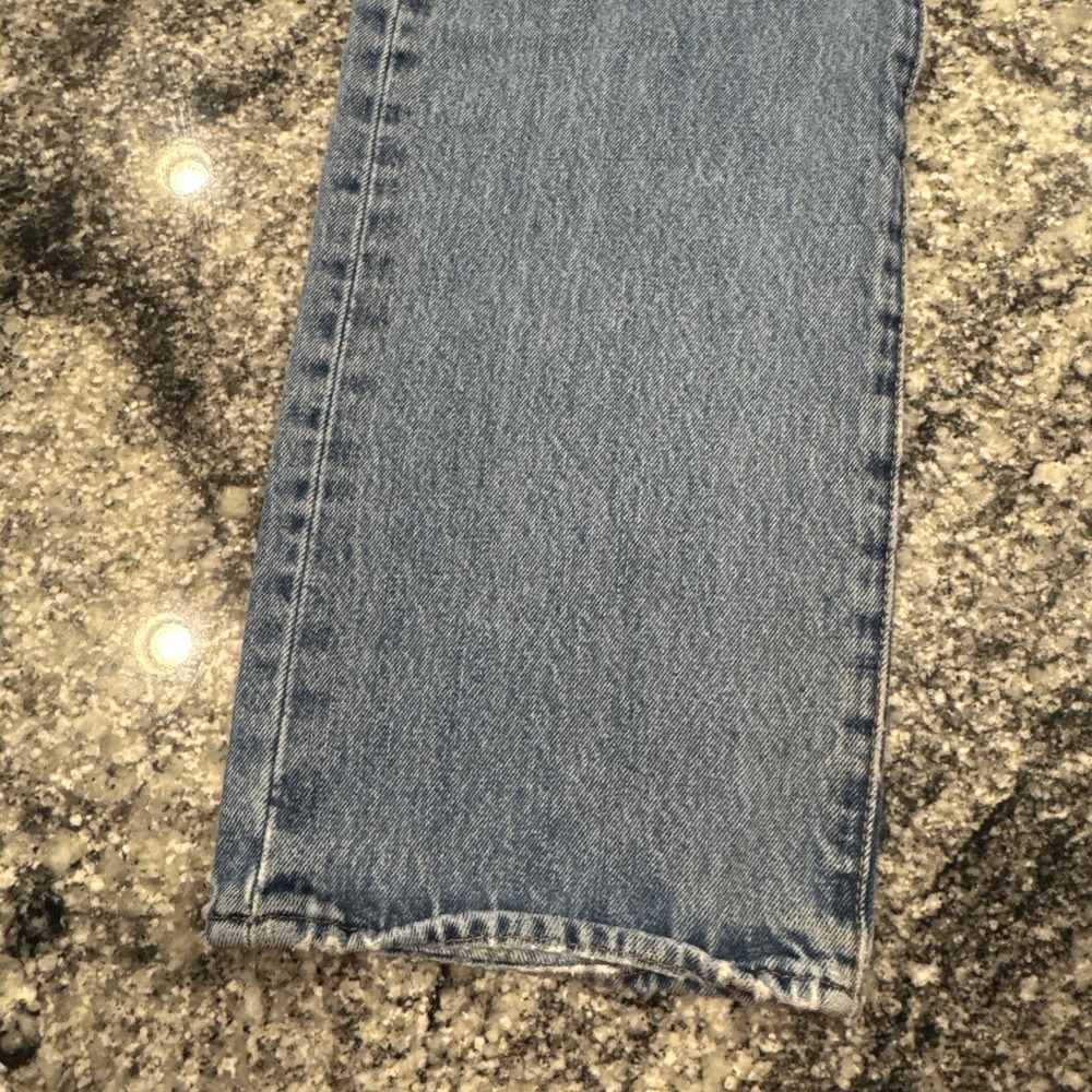 Levis 501 Jeans Mens 36x29 Blue Denim Pants Button Fly Straight Classic Faded‎ - Picture 3 of 16